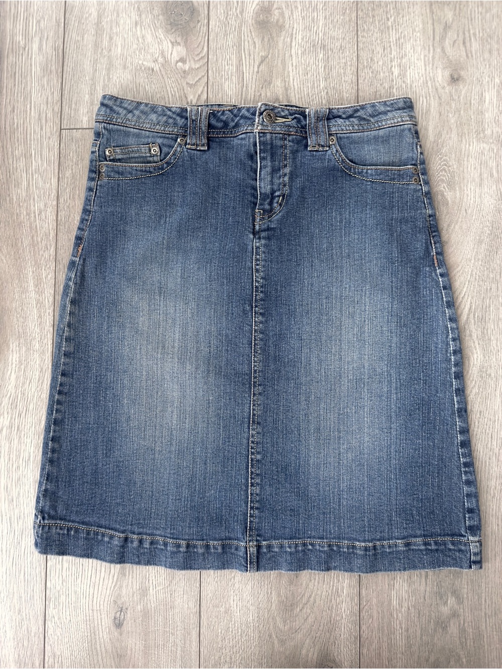 y2k denim midi skirt